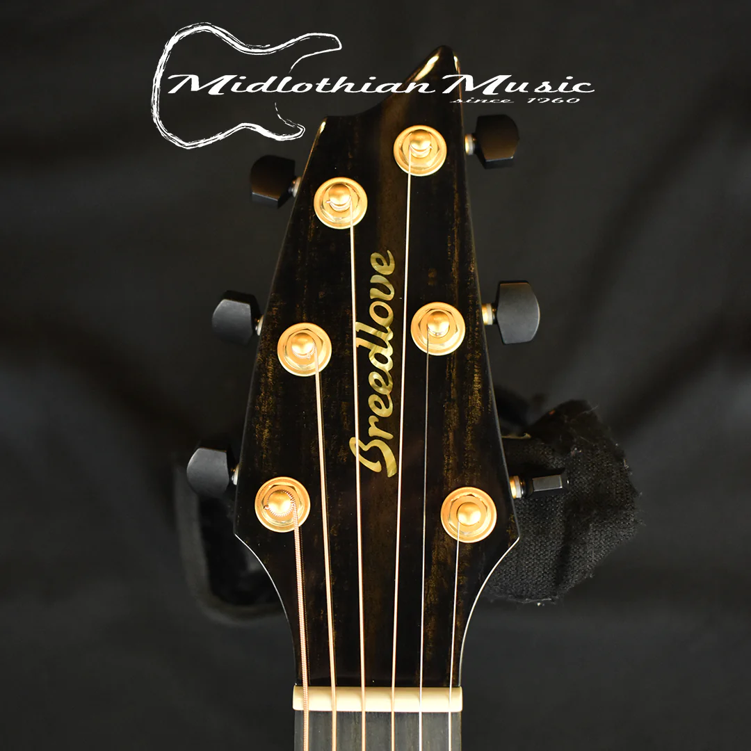 Breedlove Oregon Concert Harvest CE LTD - Myrtlewood Acoustic/Electric Guitar w/Case (27628) - Image 4