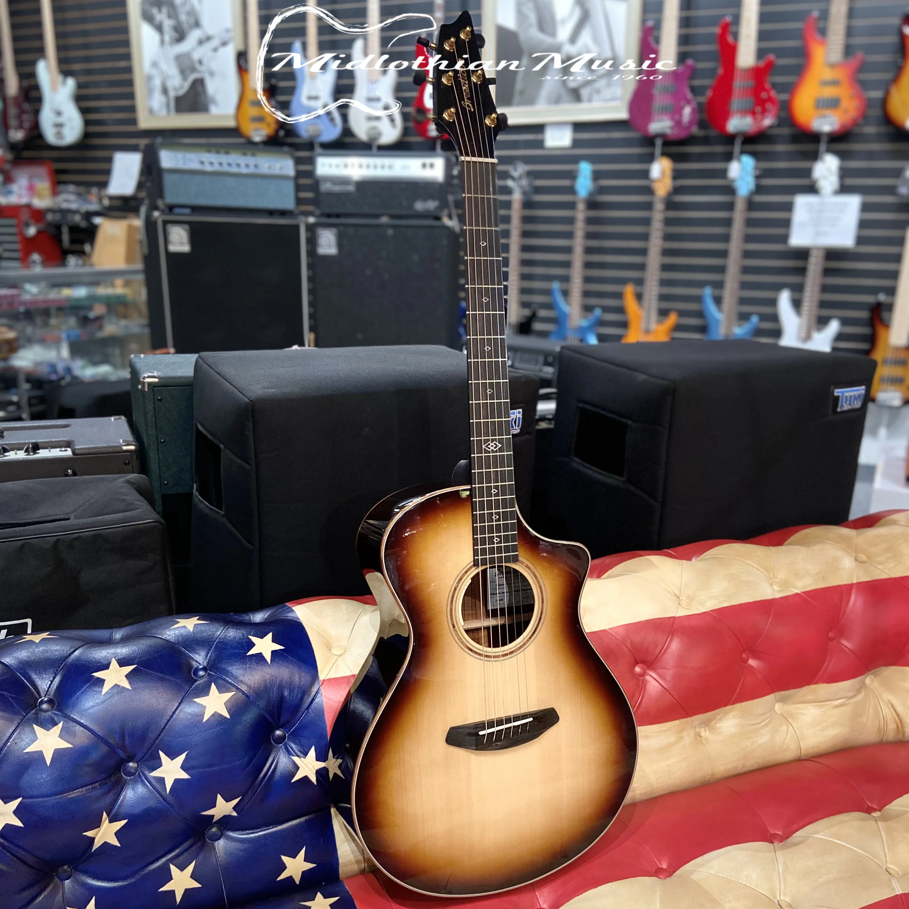 Breedlove Premier Concert CE LTD - Brazilian Rosewood & European Spruce - Acoustic/Electric Guitar w/Case - Image 9