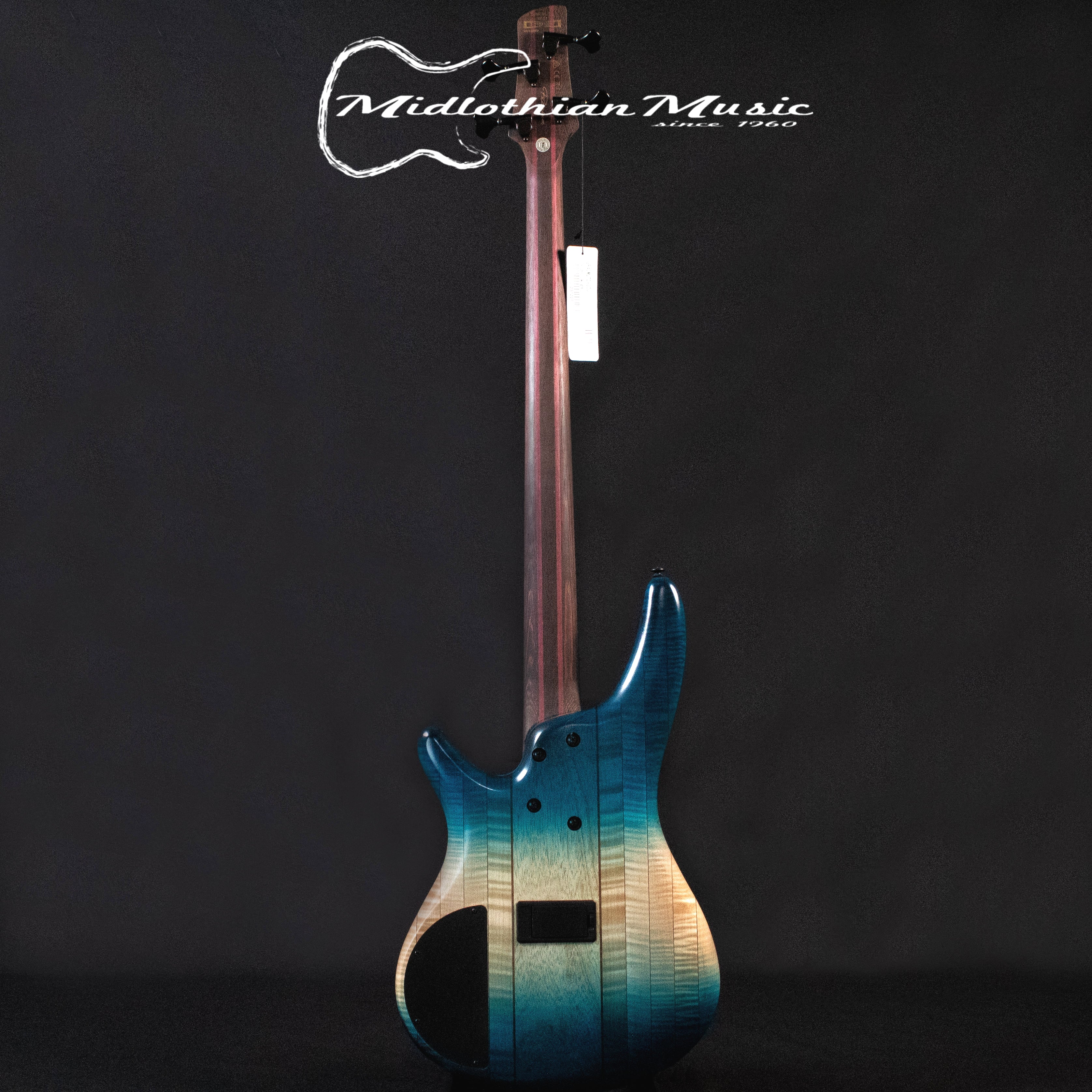 Ibanez SR4CMLTD Premium 4-String Bass Guitar - Caribbean Islet Low Gloss Finish - (I210310267) - Image 5