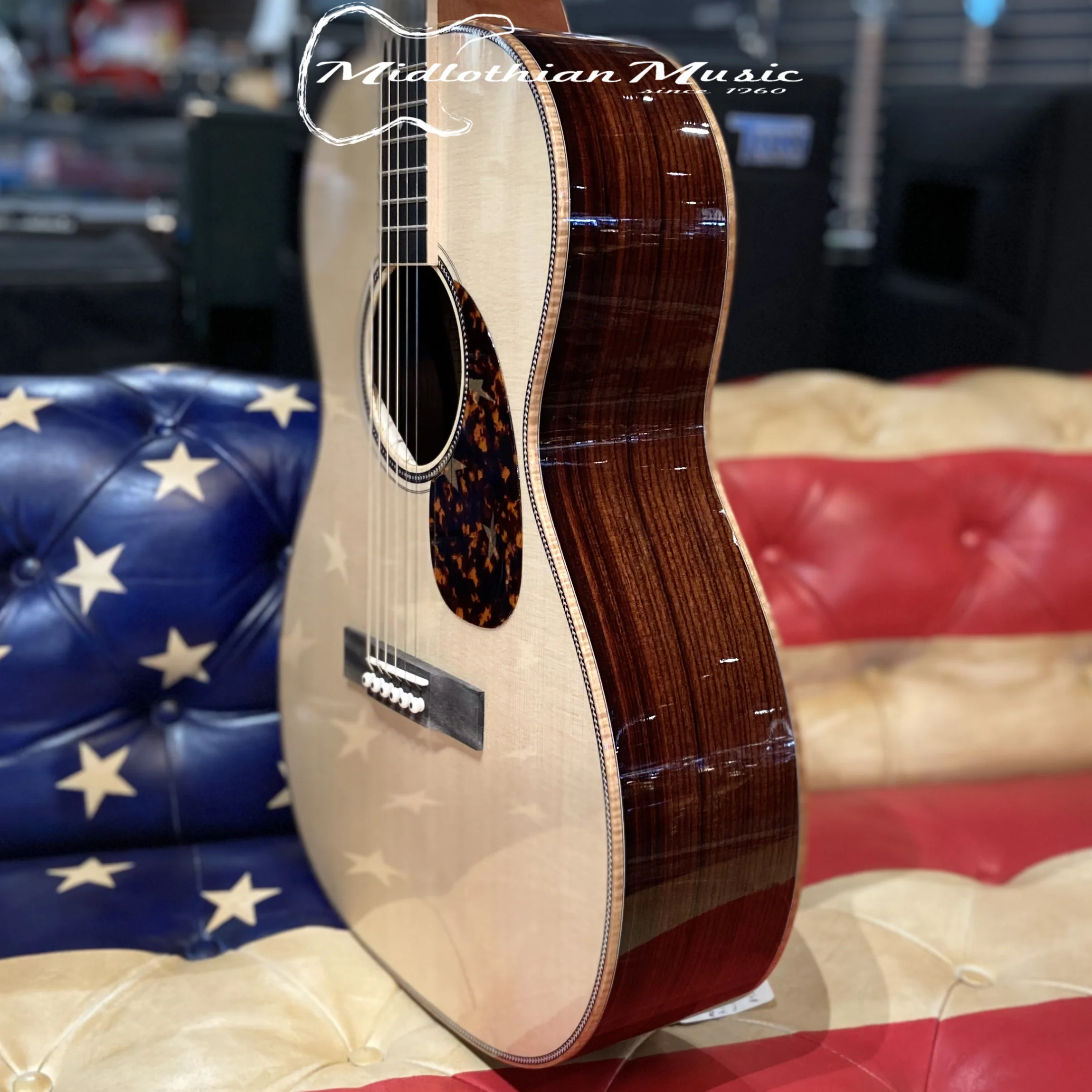 Larrivee 000-60 Acoustic Guitar -  Moon Spruce Top & Rosewood Body w/Case (136783) - Image 11
