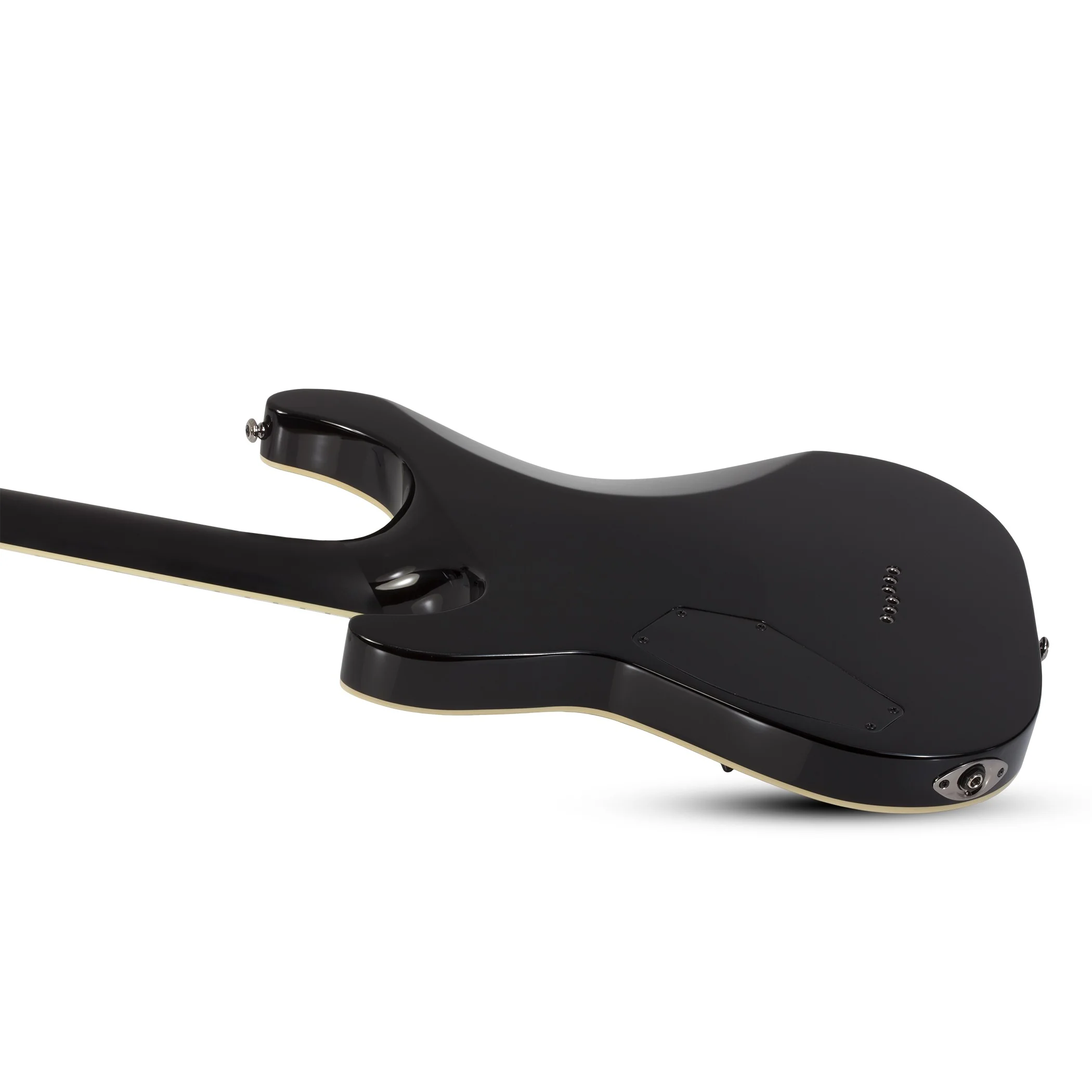 Schecter C-1 Blackjack Electric Guitar - Gloss Black Finish - Image 12